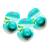 Bálsamo labial de menta - Lipsmack Portugal 12.5g 3 unid